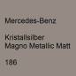 Preview: Mercedes-Benz, Kristallsilber Magno Metallic Matt, 186.